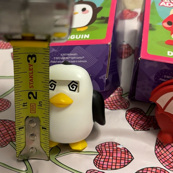 Adopt Me McDonalds Collectible Toys Penguin + Dragon - Picture 4 of 5